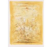 LHHJF LJHFA Classiques Zao WOU Ki Affiche Vintage Vol d’Oiseau Peinture Murale Zao WOU Ki Peinture et Impressions Décoration Nordique 40x60cm sans Cadre