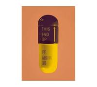 LHHJF LJHFA Damien Hirst Affiche Abstraite Capsule Colorée Peinture Sur Toile Damien Hirst Art Mural Et Impressions Moderne Décoration D’intérieur Photo 50x70cmx1 Sans Cadre