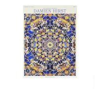 LHHJF LJHFA Damien Hirst Affiche Papillon Motif Peinture Abstraite Damien Hirst Toile Art Mural Et Impressions Maison Salon Décor Photo 50x70cm sans Cadre