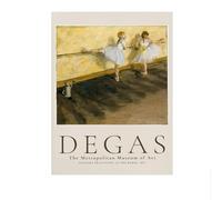 LHHJF LJHFA Edgar Degas Exposition Affiche Rétro Ballerine Art Mural Edgar Degas Peinture sur Toile Et Impressions Esthétique Décoration Intérieure Photo 50x70cm sans Cadre