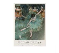 LHHJF LJHFA Edgar Degas Surréalisme Affiche Fille Ballet Danseuses Art Mural Edgar Degas Peinture sur Toile Et Impressions Nordique Home Decor Photo 50x70cm sans Cadre