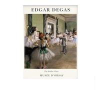 LHHJF LJHFA Edgar Degas Surréalisme Aquarelle Affiche Ballet Danseuses Art Mural Edgar Degas Peinture sur Toile Et Impressions Décoration Intérieure Photo 50x70cm sans Cadre