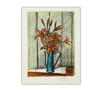 LHHJF LJHFA Fleurs Et Nature Morte par Bernard Buffet Affiche Rétro Art Mural Bernard Buffet Peinture sur Toile Et Impressions Décor Intérieur Photo 50x70cm sans Cadre