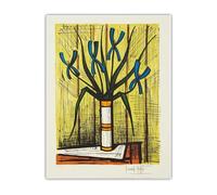LHHJF LJHFA Fleurs Et Nature Morte par Bernard Buffet Affiche Rétro Art Mural Bernard Buffet Peinture sur Toile Et Impressions Décor Intérieur Photo 50x70cm sans Cadre
