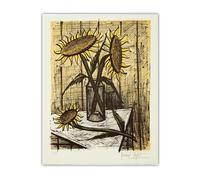 LHHJF LJHFA Fleurs Et Nature Morte par Bernard Buffet Affiche Rétro Art Mural Bernard Buffet Peinture sur Toile Et Impressions Décor Intérieur Photo 50x70cm sans Cadre