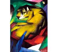 LHHJF LJHFA Franz Marcs Vintage Poster Animal Abstrait Art Mural Franz Marcs Peinture sur Toile Et Impressions pour La Maison Salon Décor Photo 40x60cm sans Cadre