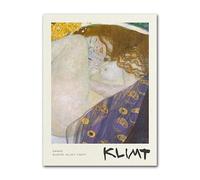 LHHJF LJHFA Gustav Klimt Exposition Affiche Vintage Maiden Wall Art Gustav Klimt Peinture sur Toile Et Impressions Nordique Home Decor Photo 50x70cmx1 sans Cadre
