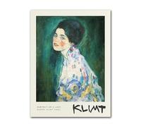LHHJF LJHFA Gustav Klimt Exposition Affiche Vintage Maiden Wall Art Gustav Klimt Peinture sur Toile Et Impressions Nordique Home Decor Photo 50x70cmx1 sans Cadre