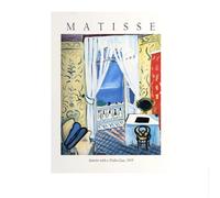 LHHJF LJHFA Henri Matisse Exposition Affiche Rebord De La Fenêtre Nature Morte Art Mural Et Impressions Henri Matisse Peinture sur Toile Décoration Murale 40x60cm sans Cadre