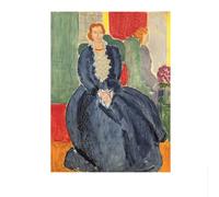 LHHJF LJHFA Henri Matisse Expressionnisme Affiche Portrait D’Une Femme Art Mural Et Impressions Henri Matisse Peinture sur Toile Décor D’intérieur Photo 40x60cm sans Cadre