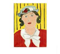 LHHJF LJHFA Henri Matisse Expressionnisme Affiche Portrait D’Une Femme Art Mural Et Impressions Henri Matisse Peinture sur Toile Décor D’intérieur Photo 40x60cm sans Cadre