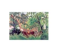 LHHJF LJHFA Henri Rousseau Affiche Tropical Jungle Animaux Forêt Art Mural Henri Rousseau Toile Peinture Et Impressions Maison Décor Photo 50x70cm sans Cadre