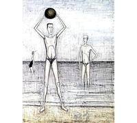 LHHJF LJHFA Imprimés rétro de Buffet Bernard, baigneurs, Peinture sur Toile, Affiche et Art Mural de Bernard Buffet, décoration intérieure Moderne 50x70cm, sans Cadre