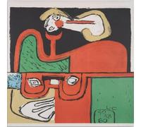 LHHJF LJHFA Le Corbusier Affiche D’Exposition Le Corbusier Art Mural Abstrait Le Corbusier Peinture sur Toile Et Impressions Nordique Décoration D’intérieur Photo 50x50cm sans Cadre