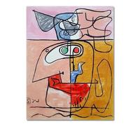 LHHJF LJHFA Le Corbusier Exposition Affiche Le Corbusier Art Mural Abstrait Le Corbusier Peinture sur Toile Et Impressions Nordique Décoration D’intérieur Photo 40x60cm sans Cadre