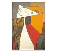 LHHJF LJHFA Maître d’Art Moderne Pablo Picasso Affiche Cubisme Abstrait Art Mural Pablo Picasso Peinture sur Toile et Impressions Décoration intérieure Photo Murale 50x70cm sans Cadre