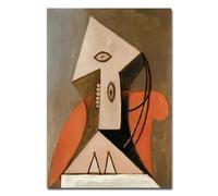 LHHJF LJHFA Maître d’Art Moderne Pablo Picasso Affiche Cubisme Abstrait Art Mural Pablo Picasso Peinture sur Toile et Impressions Décoration intérieure Photo Murale 50x70cm sans Cadre