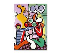 LHHJF LJHFA Maître d’Art Moderne Pablo Picasso Affiche Vintage Cubisme Lignes Art Mural Pablo Picasso Peinture sur Toile Et Impressions Décor Intérieur Photo 50x70cm sans Cadre