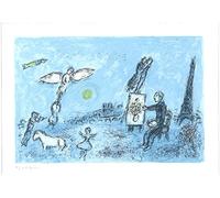 LHHJF LJHFA Marc Chagall Affiche Abstraite Art Mural Vintage Marc Chagall Peinture et Impressions sur Toile Décoration du Salon de la Maison 40x60cmx1 sans Cadre