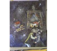 LHHJF LJHFA Marc Chagall Affiche Abstraite Art Mural Vintage Marc Chagall Peinture et Impressions sur Toile Décoration du Salon de la Maison 40x60cmx1 sans Cadre