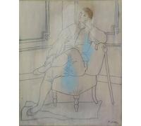 LHHJF LJHFA Pablo Picasso Abstract Vintage Poster《Soupir》Art Mural Pablo Picasso Peinture sur Toile Et Impressions Maison Salon Décor Photo 50x70cm sans Cadre