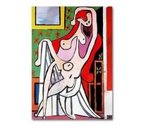 LHHJF LJHFA Pablo Picasso Minimalisme Affiche Figure Vintage Art Mural Pablo Picasso Toile Peinture Et Impressions Maison Salon Décor Photo 50x70cm sans Cadre