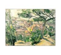 LHHJF LJHFA Paul Cézanne Affiche Forêt Paysage Art Mural Paul Cézanne Toile Peinture Et Impressions Nordic Home Salon Décor Photo 40x60cm sans Cadre