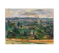 LHHJF LJHFA Paul Cézanne Affiche Ville Nature Paysage Art Mural Paul Cézanne Toile Peinture Et Impressions Maison Salon Décor Photo 40x60cm sans Cadre