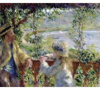 LHHJF LJHFA Pierre Auguste Renoir Affiche Girl Wall Art Mural Pierre Auguste Renoir Toile Peinture et Estampes Décoration Maison 60x70cmx1 sans Cadre