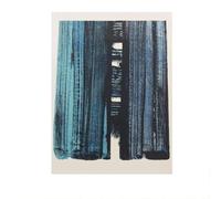 LHHJF LJHFA Pierre Soulages Affiche Abstraite Pierre Soulages Art Mural Pierre Soulages Peinture sur Toile Et Impressions Nordique Home Decor Photo 40x60cm sans Cadre