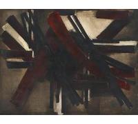 LHHJF LJHFA Pierre Soulages Affiche Minimaliste Ligne Noir Art Mural Pierre Soulages Peinture sur Toile Et Impressions Nordique Home Decor Photo 40x60cm sans Cadre