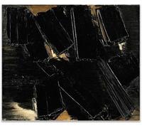 LHHJF LJHFA Pierre Soulages Affiche Minimaliste Ligne Noir Art Mural Pierre Soulages Peinture sur Toile Et Impressions Nordique Home Decor Photo 40x60cm sans Cadre