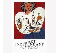 LHHJF LJHFA Portrait Classique de la Femme Affiche d’Henri Matisse Portrait Mural Peinture et gravures sur Toile de Henri Matisse Tableau de décoration intérieure Nordique 40x60cm sans Cadre