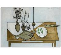 LHHJF LJHFA Poster rétro de Buffet Bernard Esthétique Nature Morte Peinture Murale Bernard Buffet Peinture et estampes Décoration intérieure 40x60cm sans Cadre