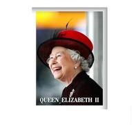 LHHJF LJHFA Reine Elizabeth II Portrait Affiche Moderne Art Mural Reine Elizabeth II Peinture Sur Toile Et Impressions Mode Décoration D’intérieur Photo 50x70cm Sans Cadre