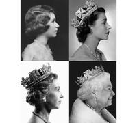 LHHJF LJHFA Reine Portrait Elizabeth II Affiche Moderne Art Mural Reine Elizabeth II Peinture Sur Toile Et Impressions Nordique Home Decor Photo 50x70cm Sans Cadre