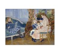LHHJF LJHFA Rétro Pierre Auguste Renoir Poster Fille Art Mural Pierre Auguste Renoir Peinture sur Toile Et Impressions Nordique Home Decor Photo 40x60cmx1 sans Cadre