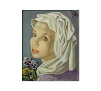 LHHJF LJHFA Tamara de Lempicka Affiches Portrait de Personne Art Mural Tamara de Lempicka Peinture et Impressions sur Toile Décoration intérieure 50x70cmx1 sans Cadre