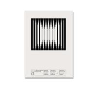 LHHJF LJHFA Victor Vasarely Exposition Affiche Abstrait Géométrique Art Mural Victor Vasarely Peinture sur Toile Et Impressions Maison Décor Photo 40x60cmx1 sans Cadre