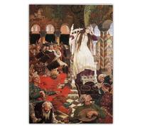 LHHJF LJHFA Viktor Vasnetsov Poster《La Princesse Qui Ne Souriait Jamais》Art Mural Viktor Vasnetsov Peinture sur Toile Et Impressions Décoration D’intérieur Photo 40x60cm sans Cadre