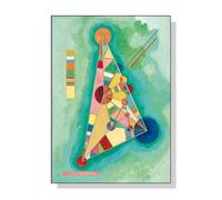 LHHJF LJHFA Wassily Kandinsky géométrie Affiche Ligne Abstraite Art Mural Wassily Kandinsky Peinture sur Toile et Impressions Nordique Home Decor Photo 40x60cm sans Cadre