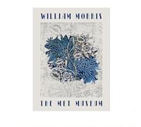 LHHJF LJHFA William Morris Vintage Posters Feuille Fleur Toile Peinture William Morris Art Mural Et Impressions Maison Salon Décor Photo 40x60cmx1 sans Cadre