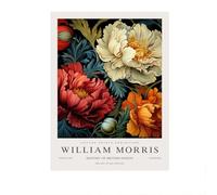 LHHJF LJHFA William Morris Vintage Posters Feuille Fleur Toile Peinture William Morris Art Mural Et Impressions Maison Salon Décor Photo 40x60cmx1 sans Cadre