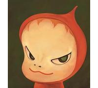 LHHJF LJHFA Yoshitomo Nara Affiche Minimaliste Dessin Animé Art Mural Yoshitomo Nara Peinture sur Toile Et Impressions Bébé Enfants Chambre Décor Photo 50x50cmx1 sans Cadre