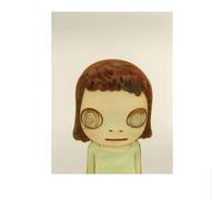 LHHJF LJHFA Yoshitomo Nara Affiche Poupée De Rêve Art Mural Vintage Yoshitomo Nara Peinture sur Toile Et Impressions Bébé Enfants Chambre Décor Photo 50x70cmx1 sans Cadre