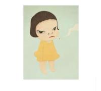 LHHJF LJHFA Yoshitomo Nara Affiche Somnambulisme Poupées Art Mural Yoshitomo Nara Peinture sur Toile Et Impressions Bébé Enfants Chambre Décor Photo 50x70cmx1 sans Cadre