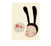 LHHJF LJHFA Yoshitomo Nara Dessin animé Affiche Rétro Poupée De Rêve Art Mural Yoshitomo Nara Peinture sur Toile Et Impressions Enfants Chambre Décor Photo 50x70cmx1 sans Cadre