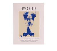 LHHJF LJHFA Yves Klein Affiche Simple Abstrait Bleu Art Mural Yves Klein Peinture sur Toile Et Impressions Maison Nordique Salon Décor Photos 50x70cm sans Cadre