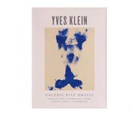 LHHJF LJHFA Yves Klein Esthétique Affiche Bleu Monochrome Art Mural Yves Klein Peinture sur Toile Et Impressions Maison Salon Décor Photo 40x60cm sans Cadre