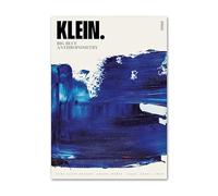 LHHJF LJHFA Yves Klein Néoréalisme Affiche Bleu Vintage Art Mural Yves Klein Toile Peinture Et Impressions Maison Salon Décor Photo 40x60cm sans Cadre